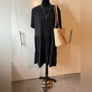 NWT Nicole Miller Casual Black Dress